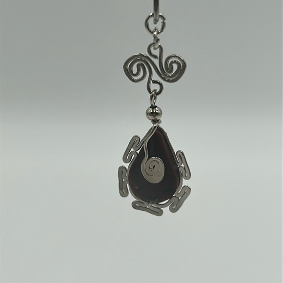 2053- Natural Stone Women's Handmade Earrings NWT - Picture 7 of 7